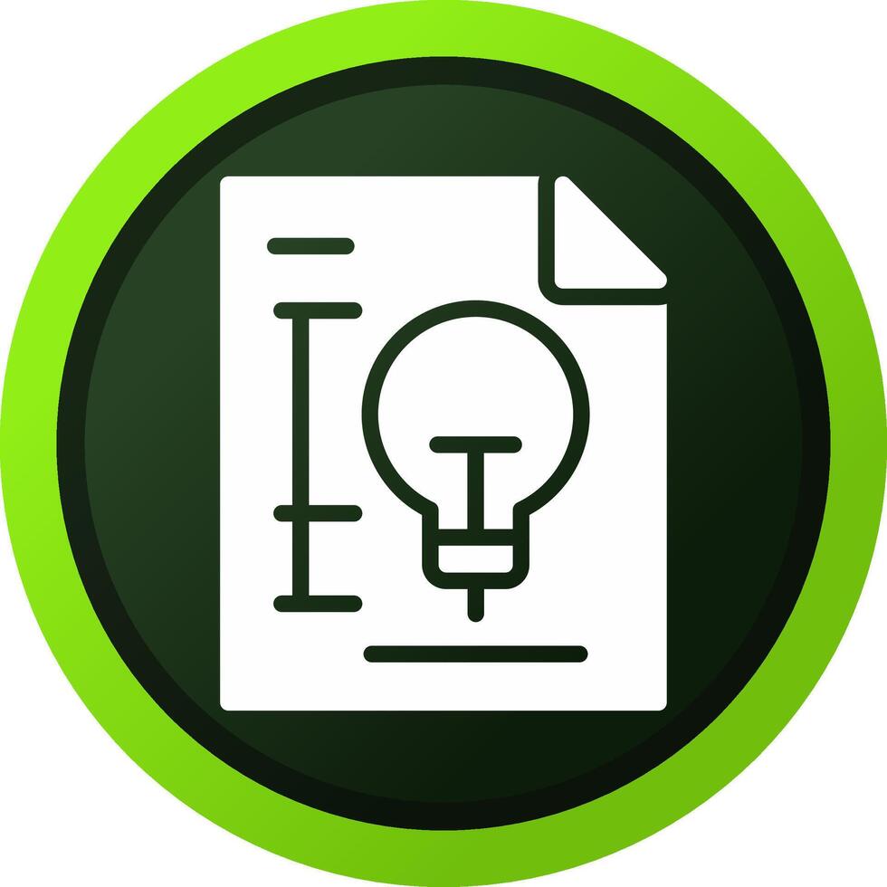 Patent Creative Icon Design vector