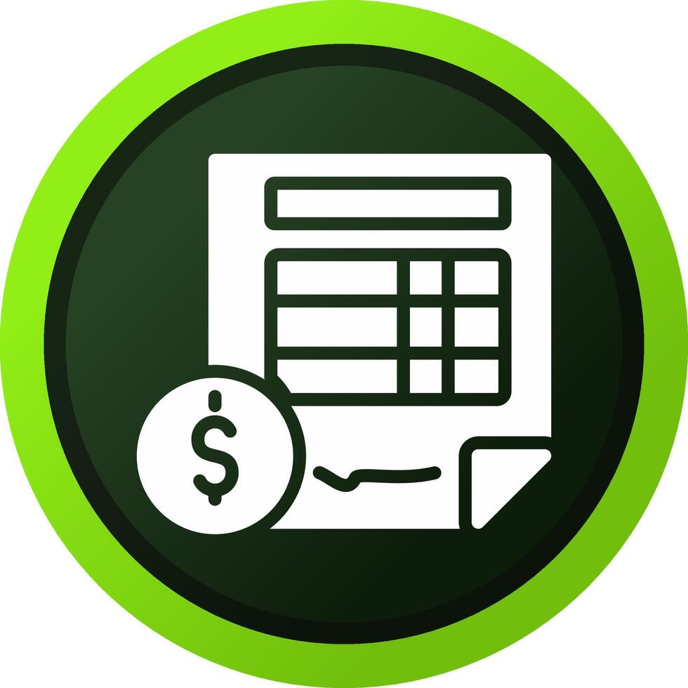 Invoice Creative Icon Design vector