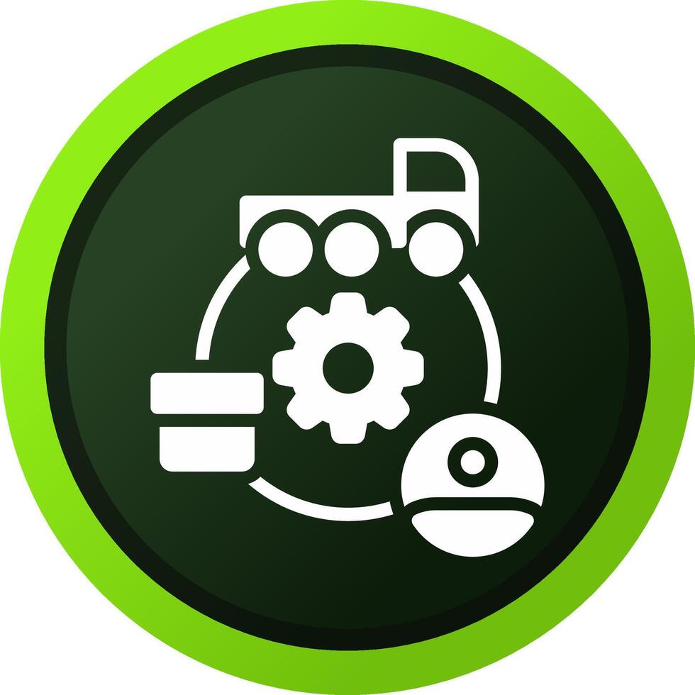 Supply Chain Creative Icon Design vector