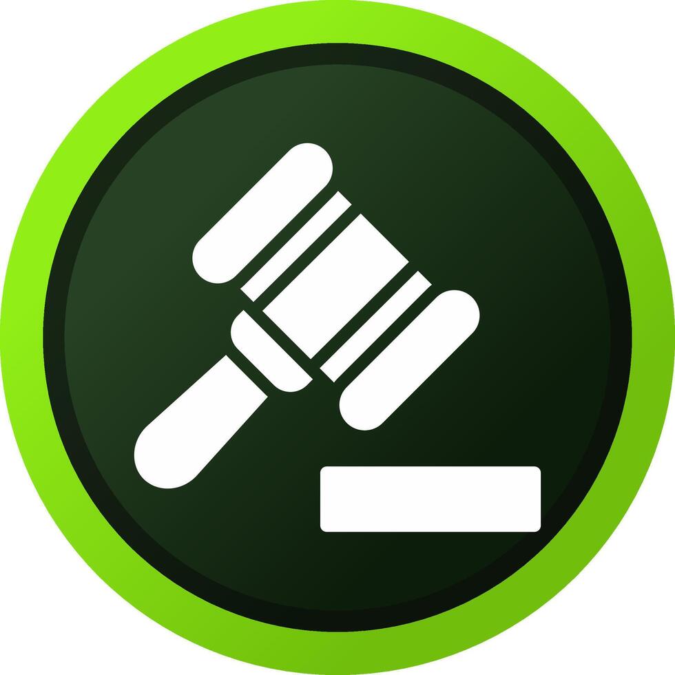 Gavel Creative Icon Design vector