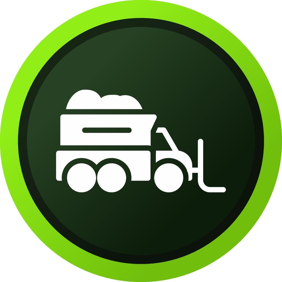 Snowplow Creative Icon Design vector