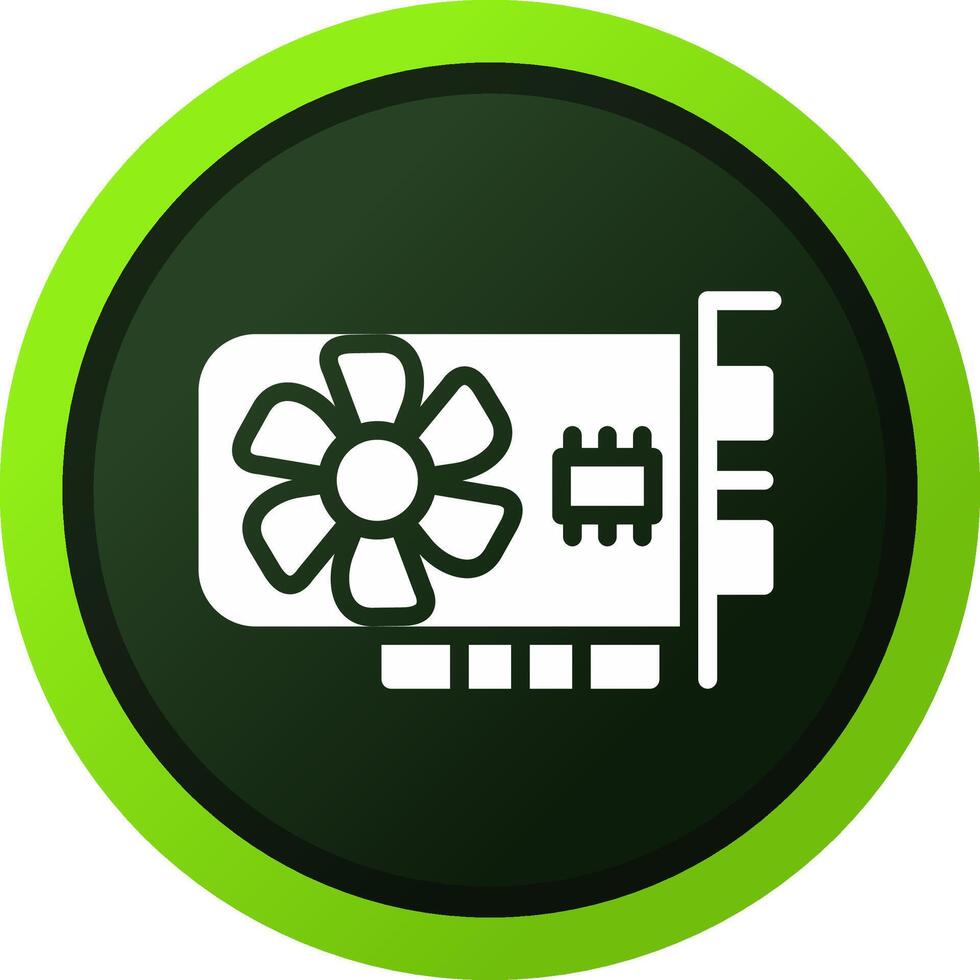 Graphic Card Creative Icon Design vector