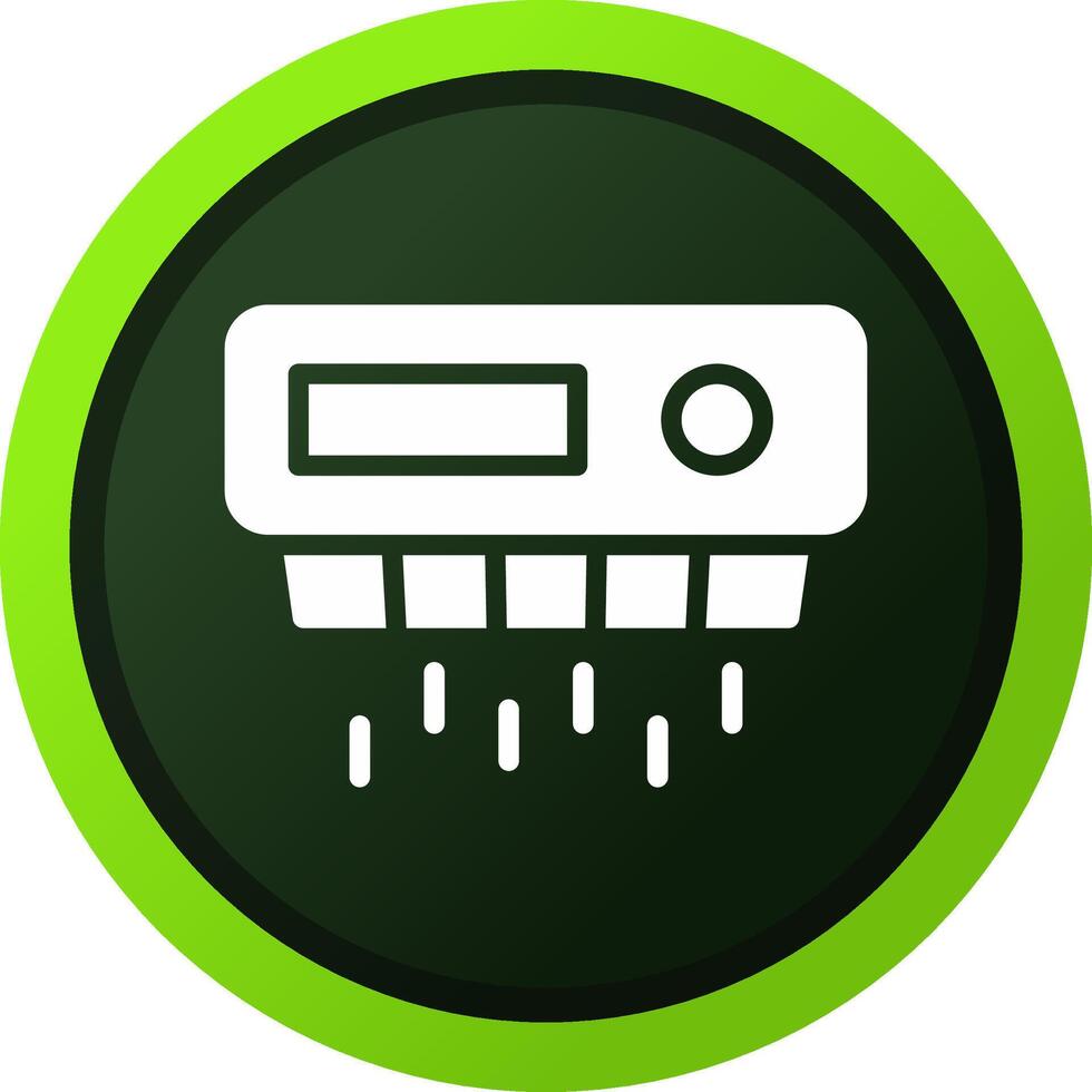 Hand Dryer Creative Icon Design vector
