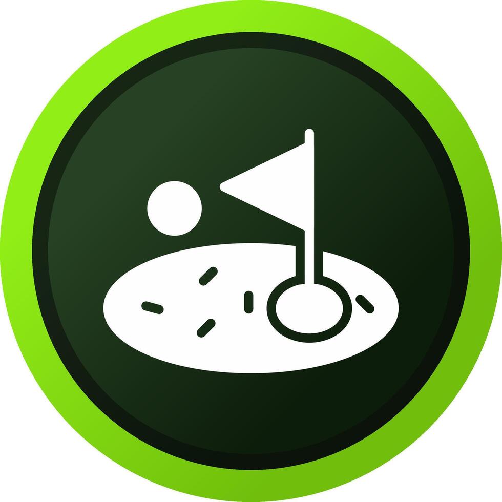 diseño de icono creativo de golf vector