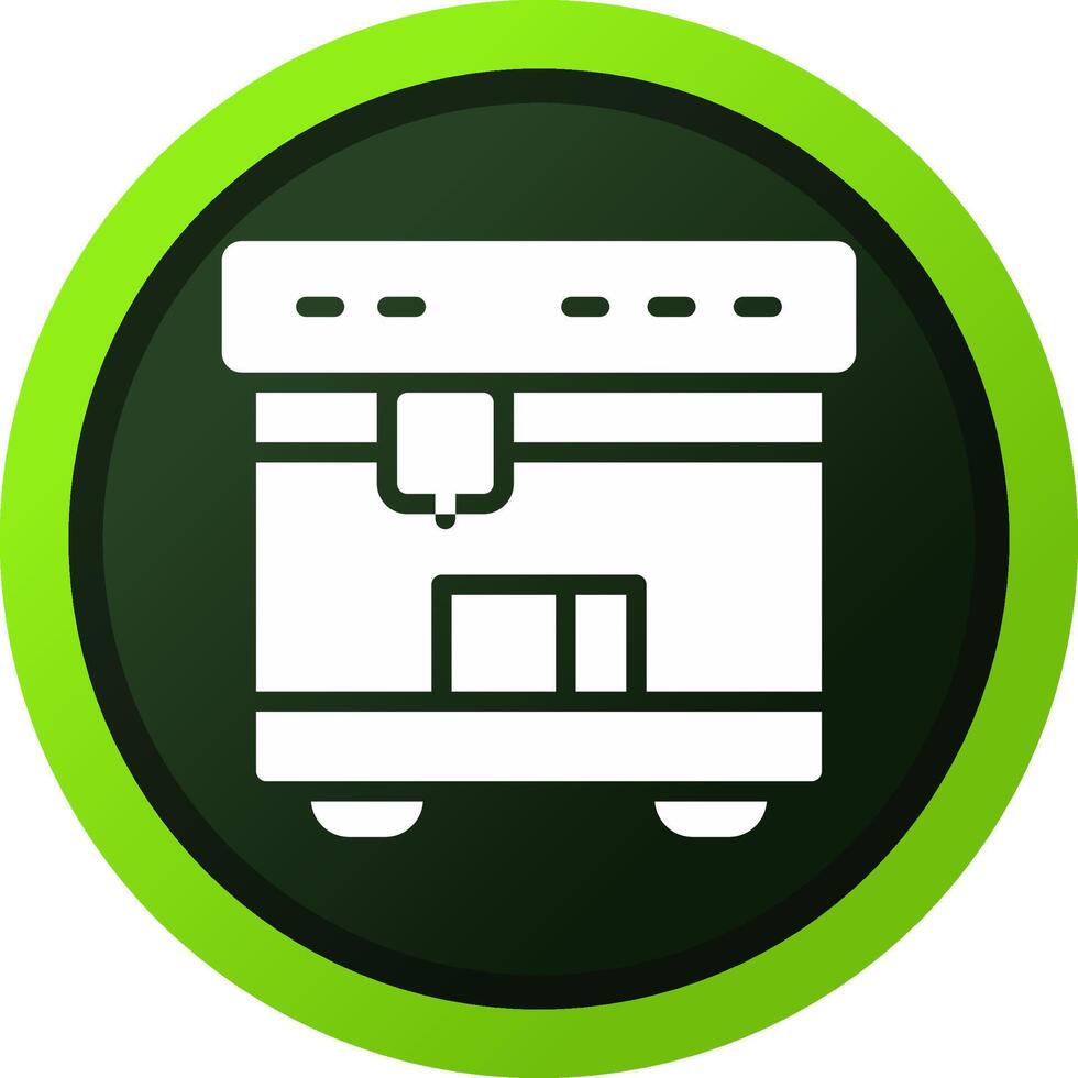 3D Printing Creative Icon Design vector