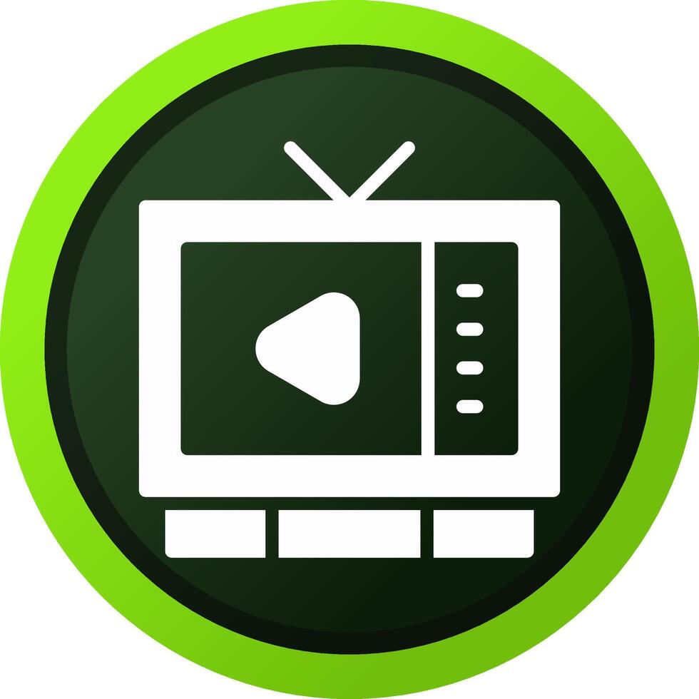 Watching TV Creative Icon Design vector