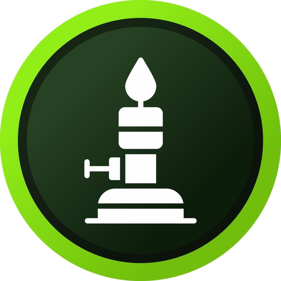 Bunsen Burner Creative Icon Design vector