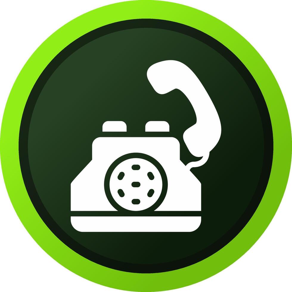 Telephone Creative Icon Design vector