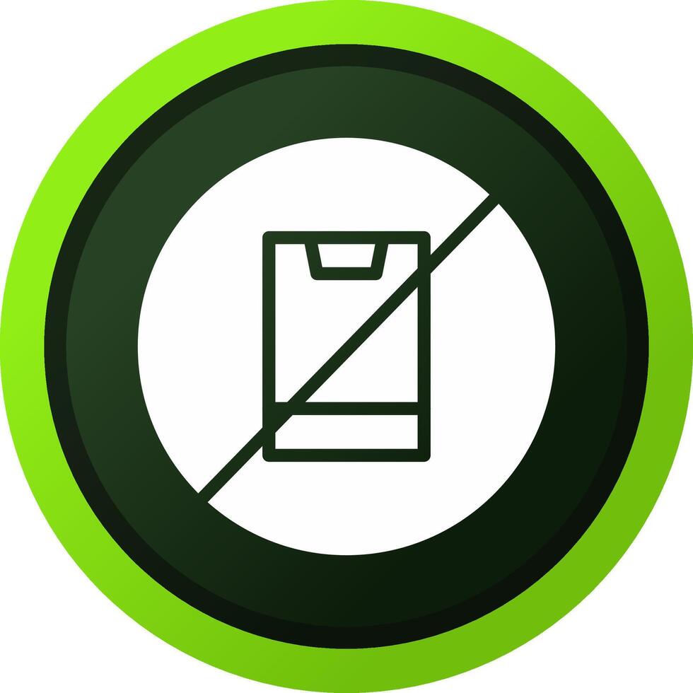 No Phone Creative Icon Design vector