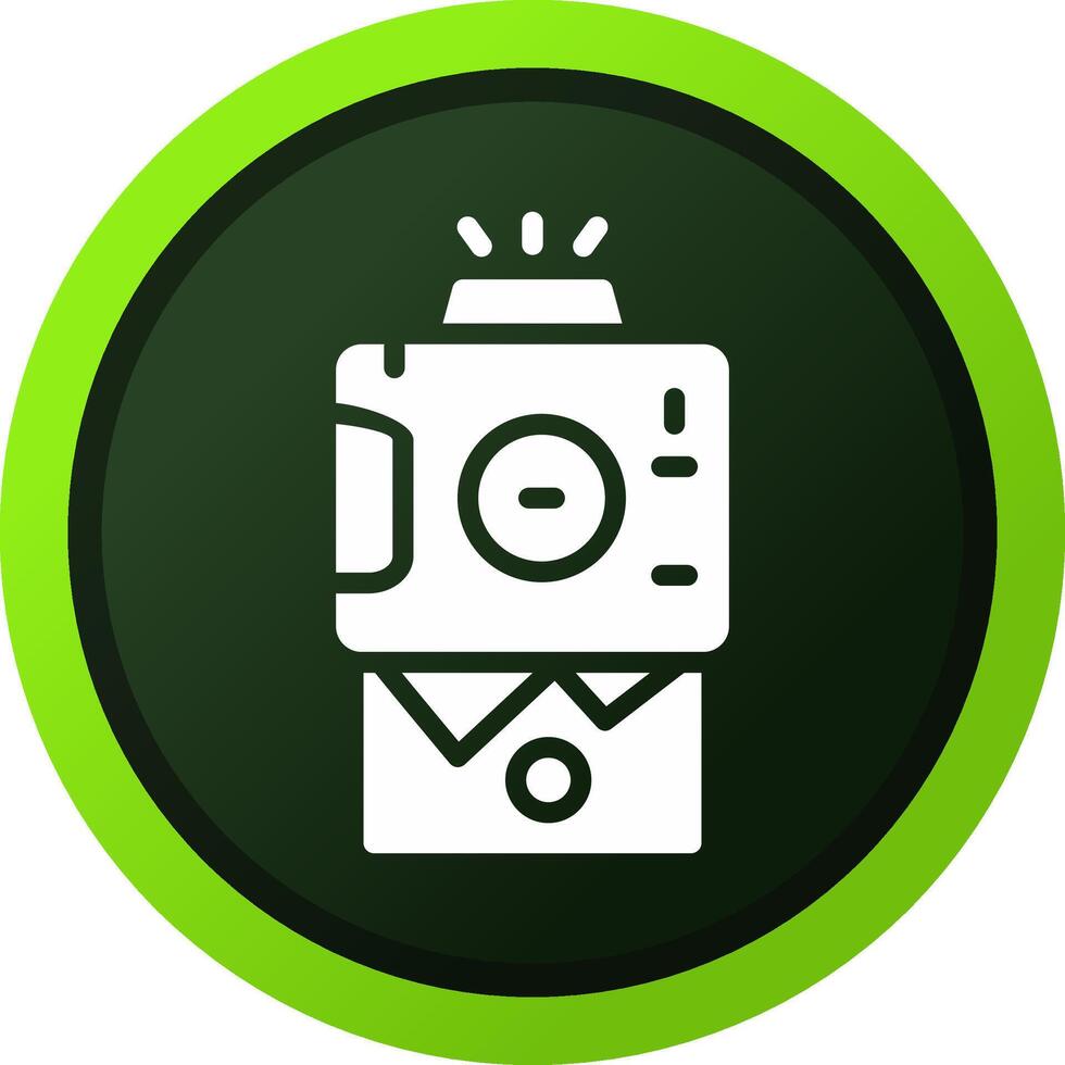 Instant Camera Creative Icon Design vector