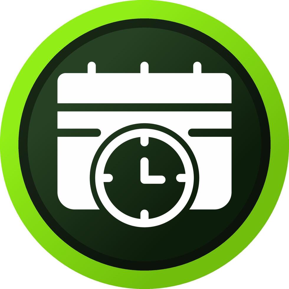 Deadline Creative Icon Design vector