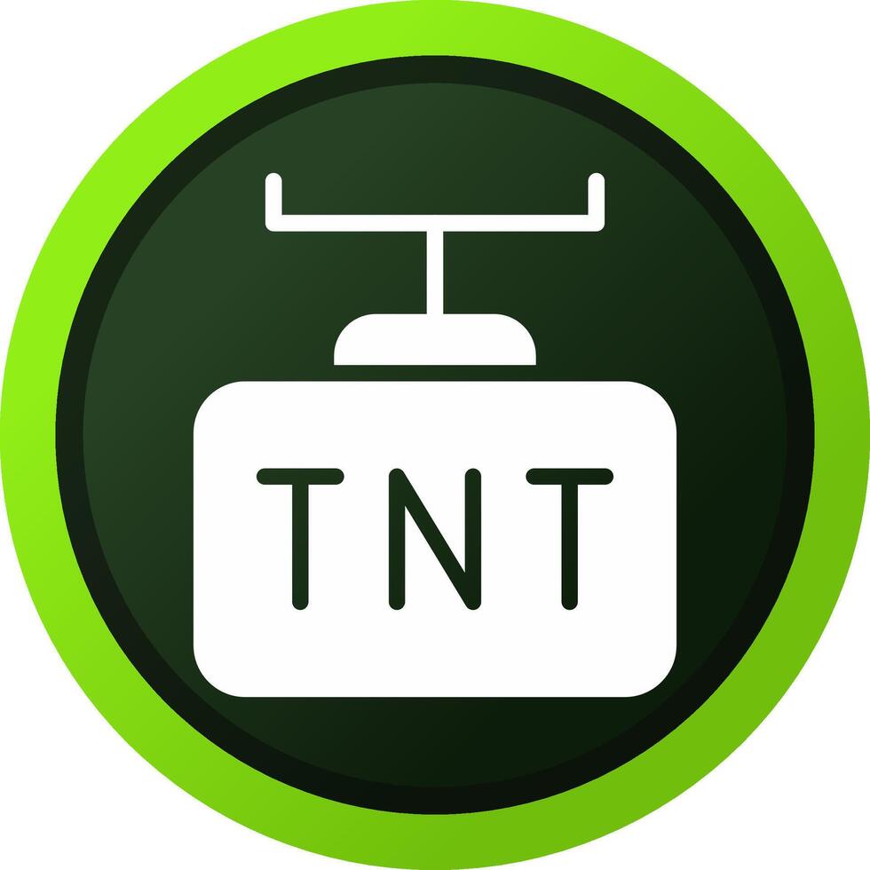 diseño de icono creativo tnt vector