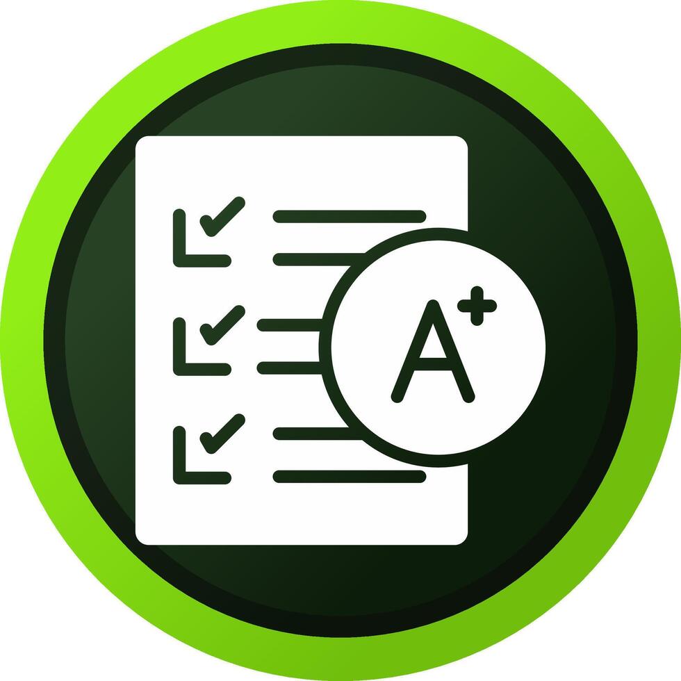 Grades Creative Icon Design vector