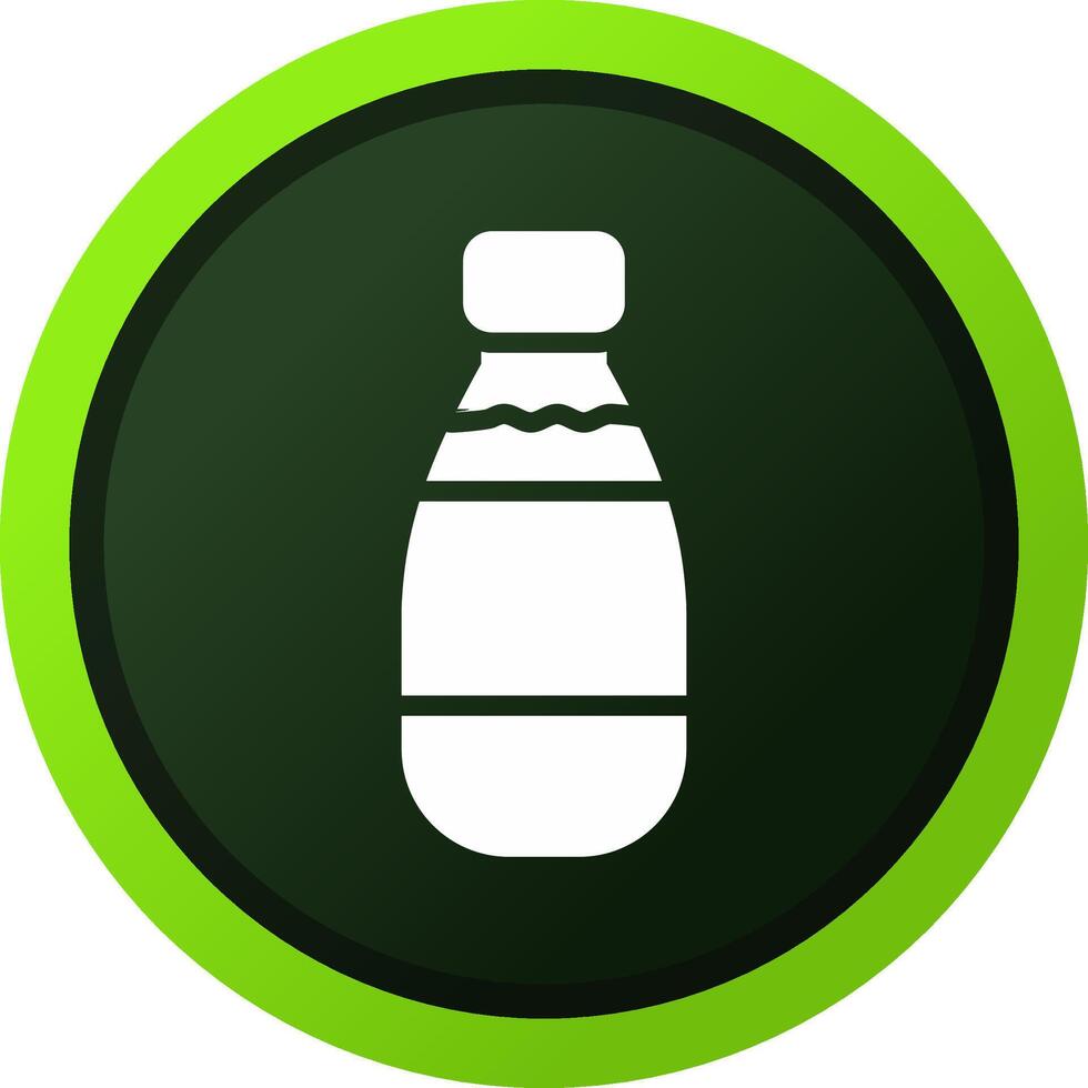 Milk Bottle Creative Icon Design vector