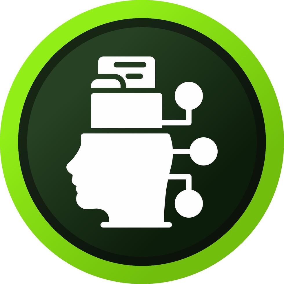Intelligent Data Creative Icon Design vector