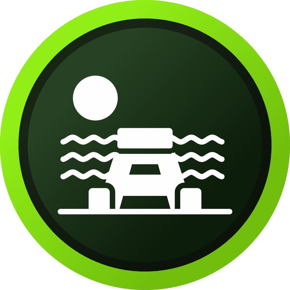 Dock Landscape Creative Icon Design vector