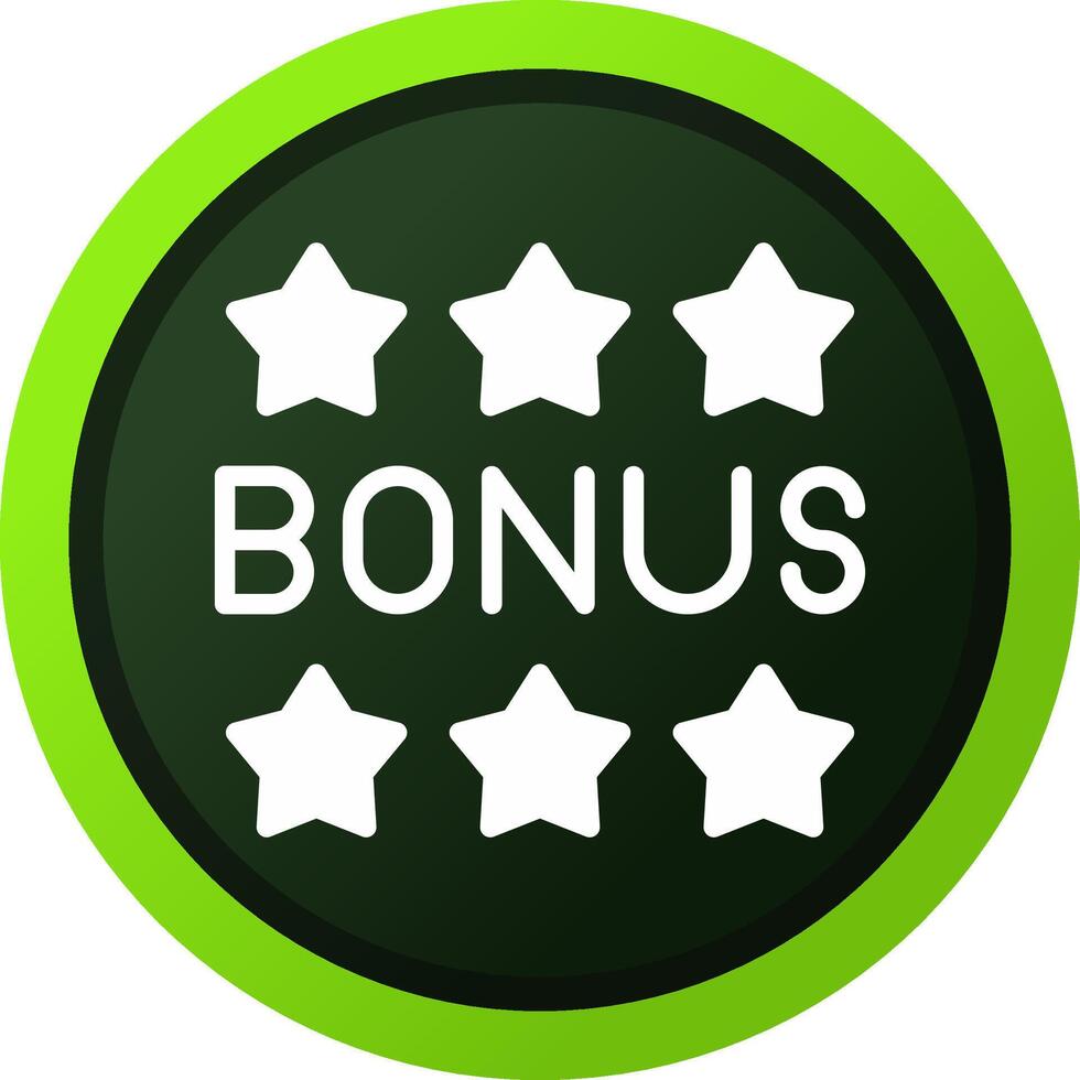 Bonus Creative Icon Design vector