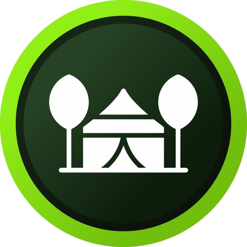 Tent Creative Icon Design vector