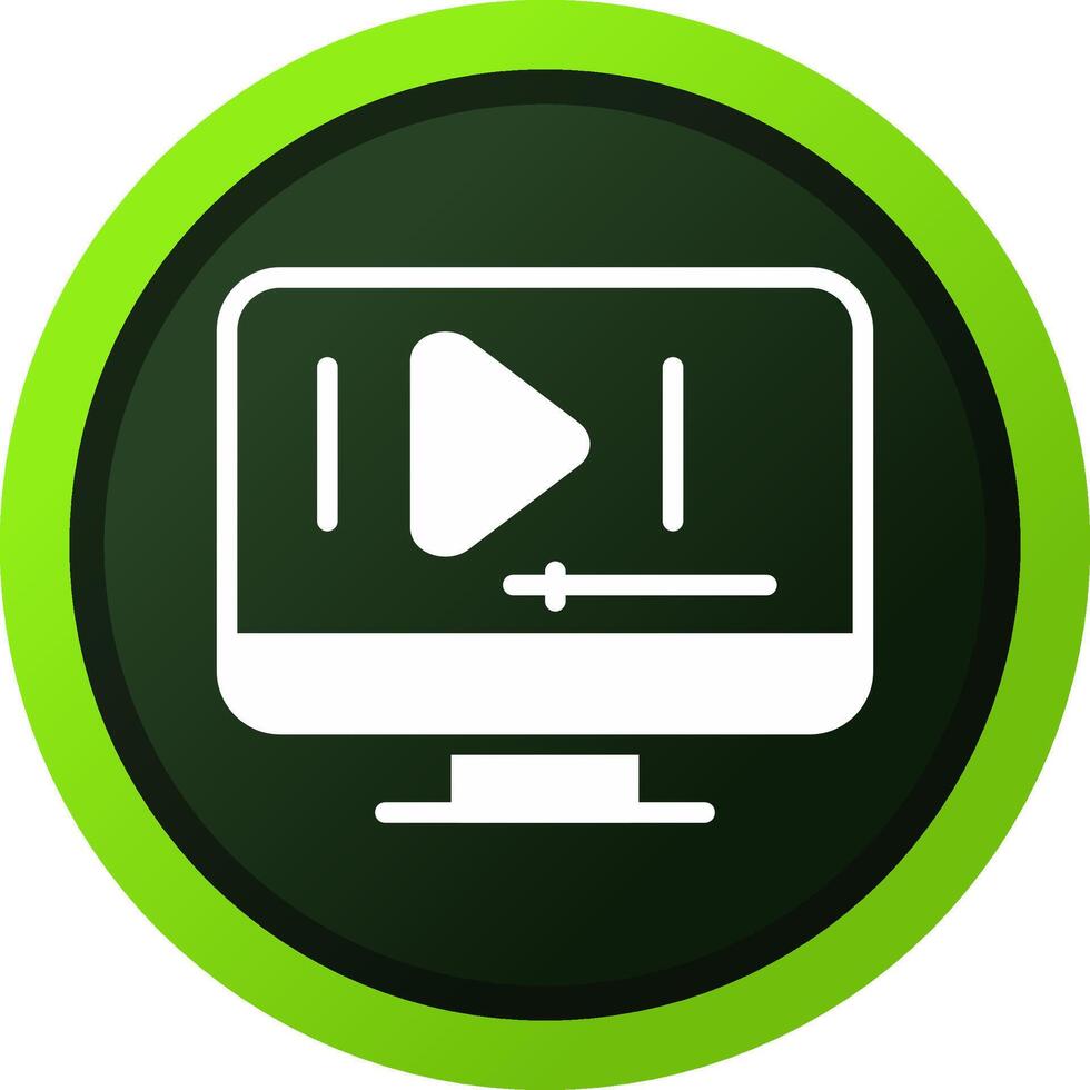 Video Play Creative Icon Design vector