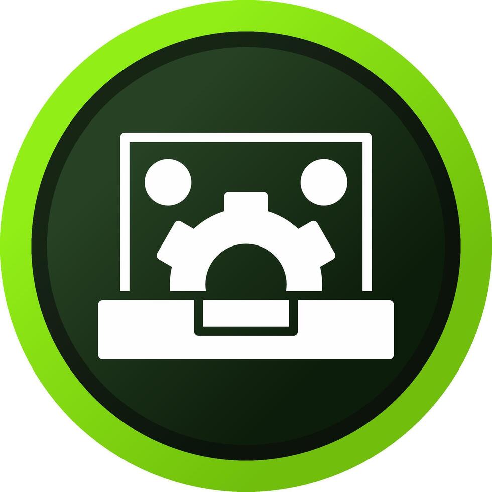 Content Management System Creative Icon Design vector