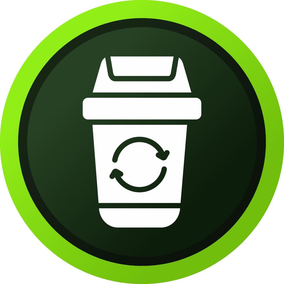 Trash Recycle Creative Icon Design vector