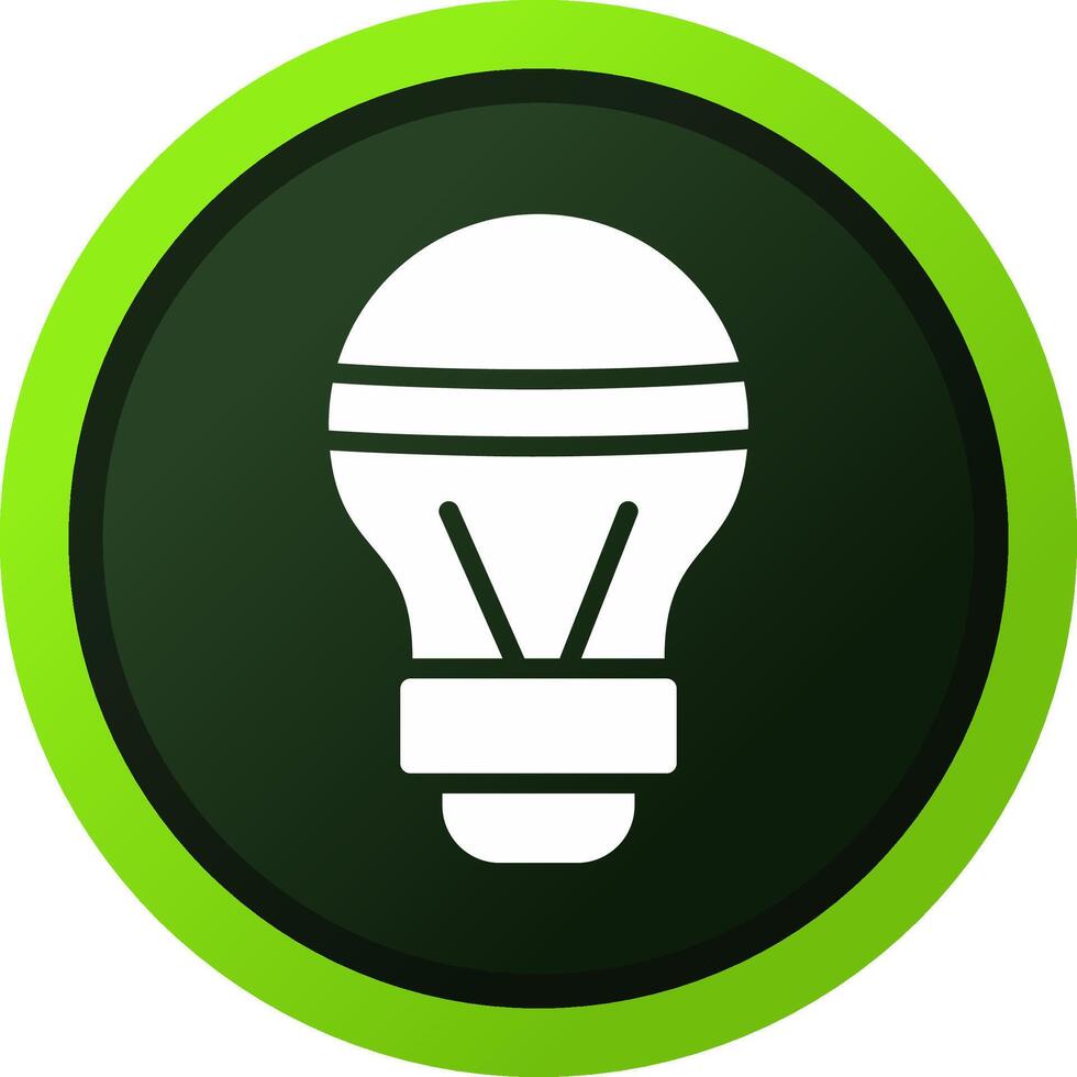 LED Bulb Creative Icon Design vector