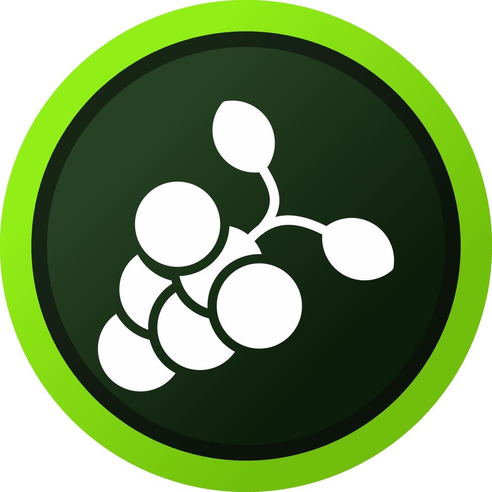 glyph Gradient Circle Design vector