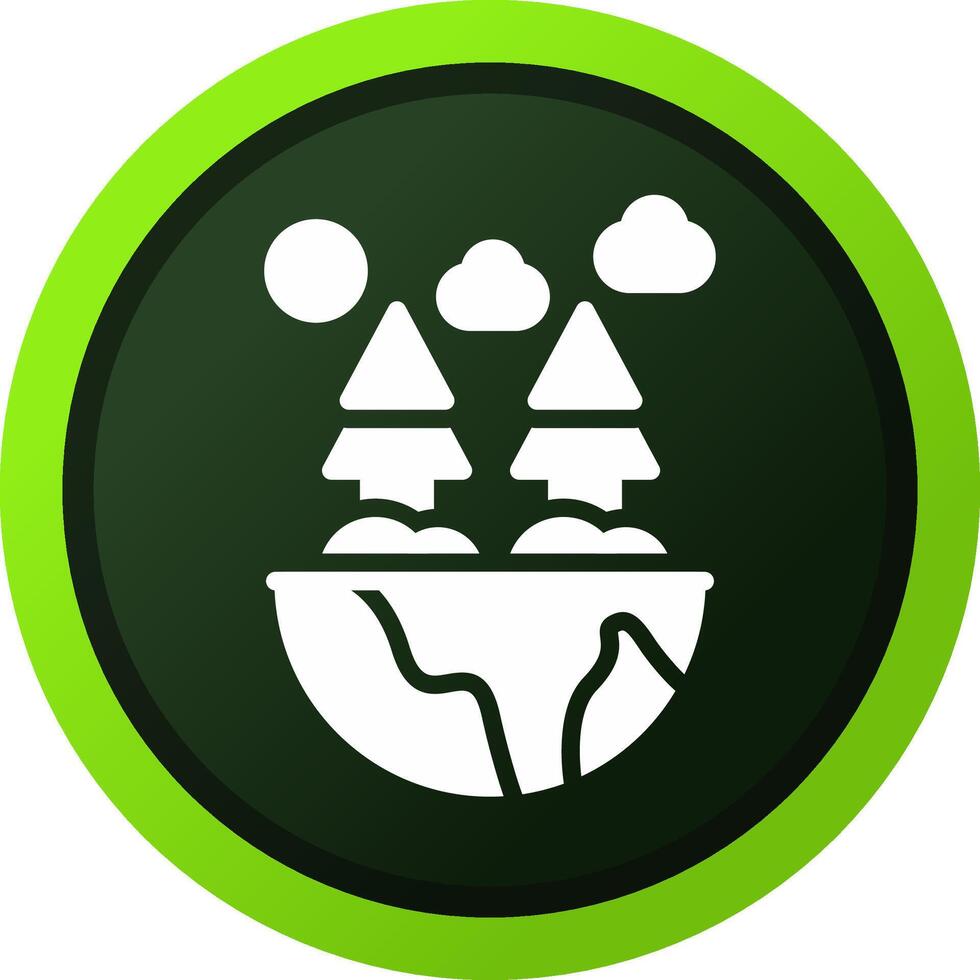 Green Environment Creative Icon Design vector