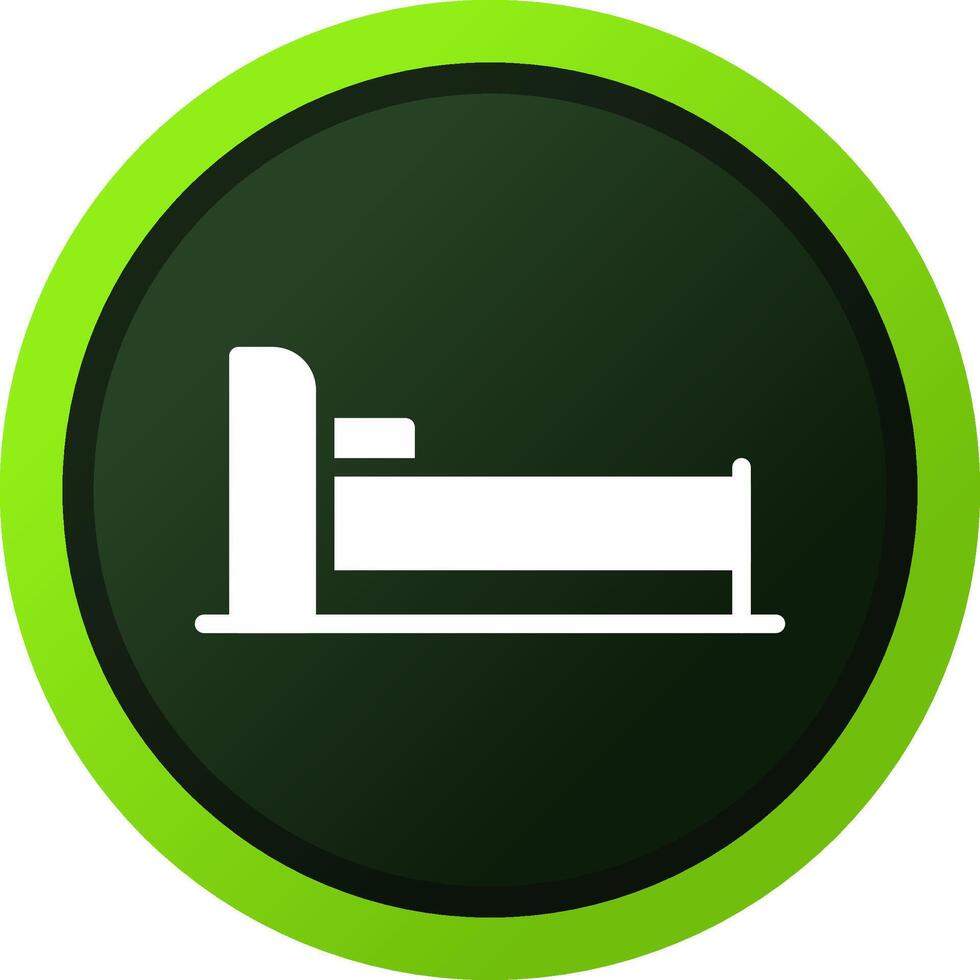 Bed Creative Icon Design vector