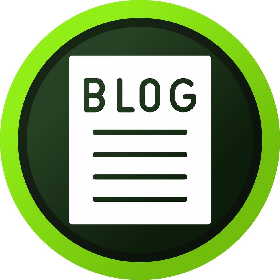 Blogging Creative Icon Design vector