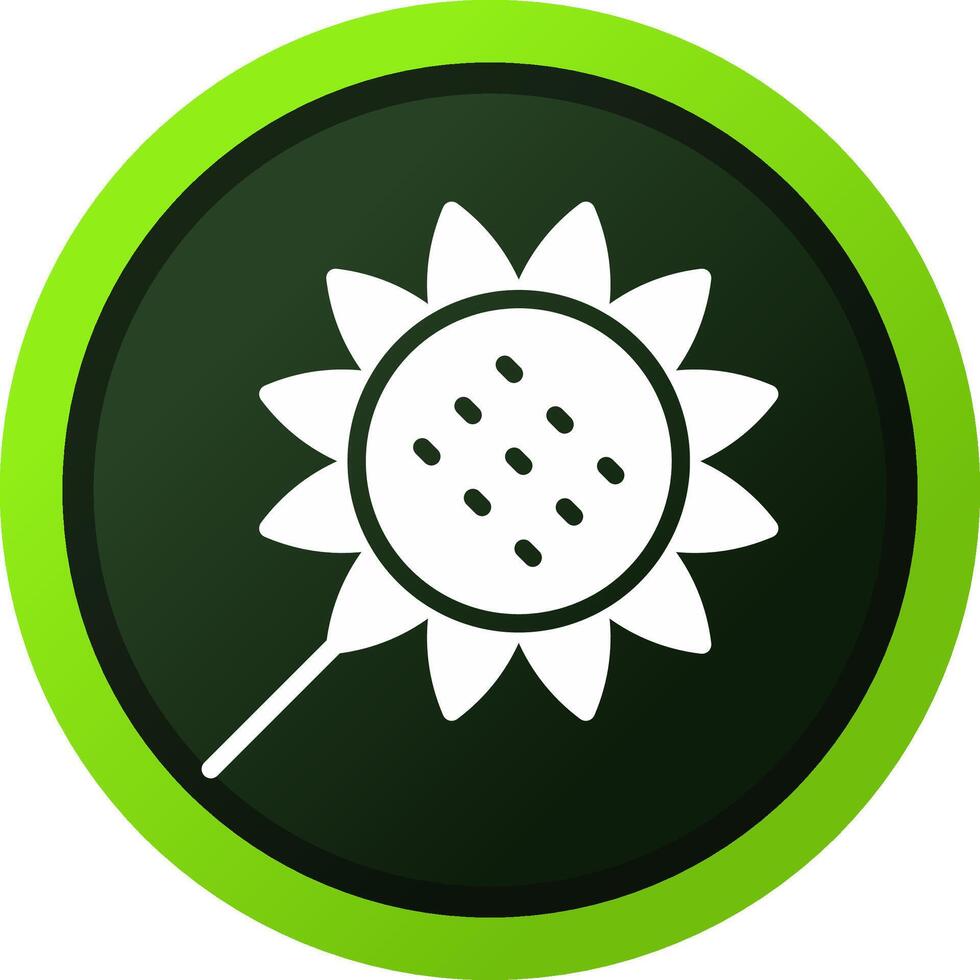 diseño de icono creativo de girasol vector