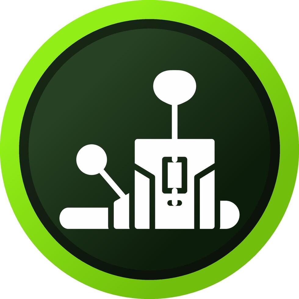 Pilates Chair Creative Icon Design vector