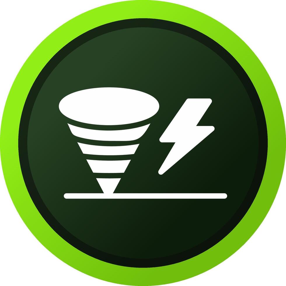 Tornado Creative Icon Design vector
