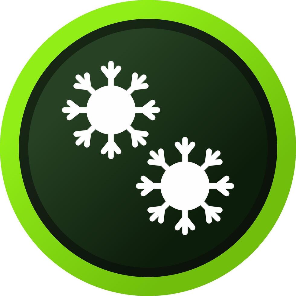 diseño de icono creativo de copo de nieve vector