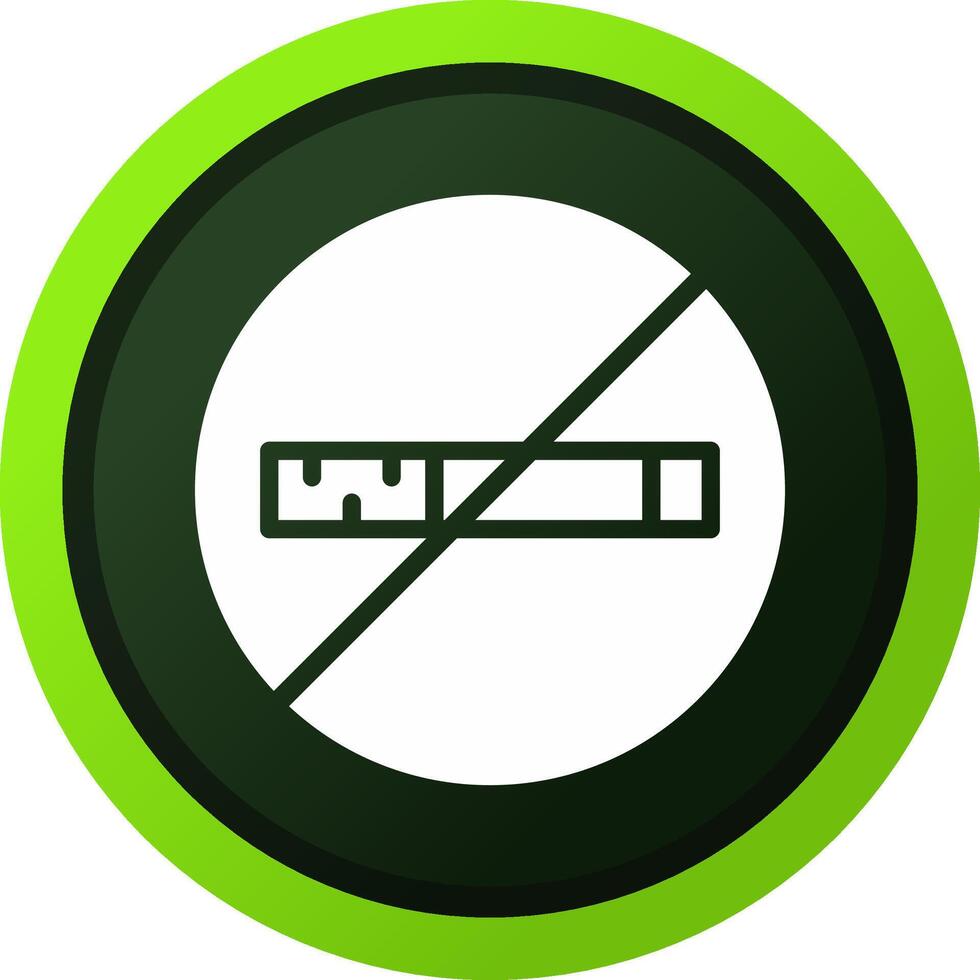 No Smoking Creative Icon Design vector