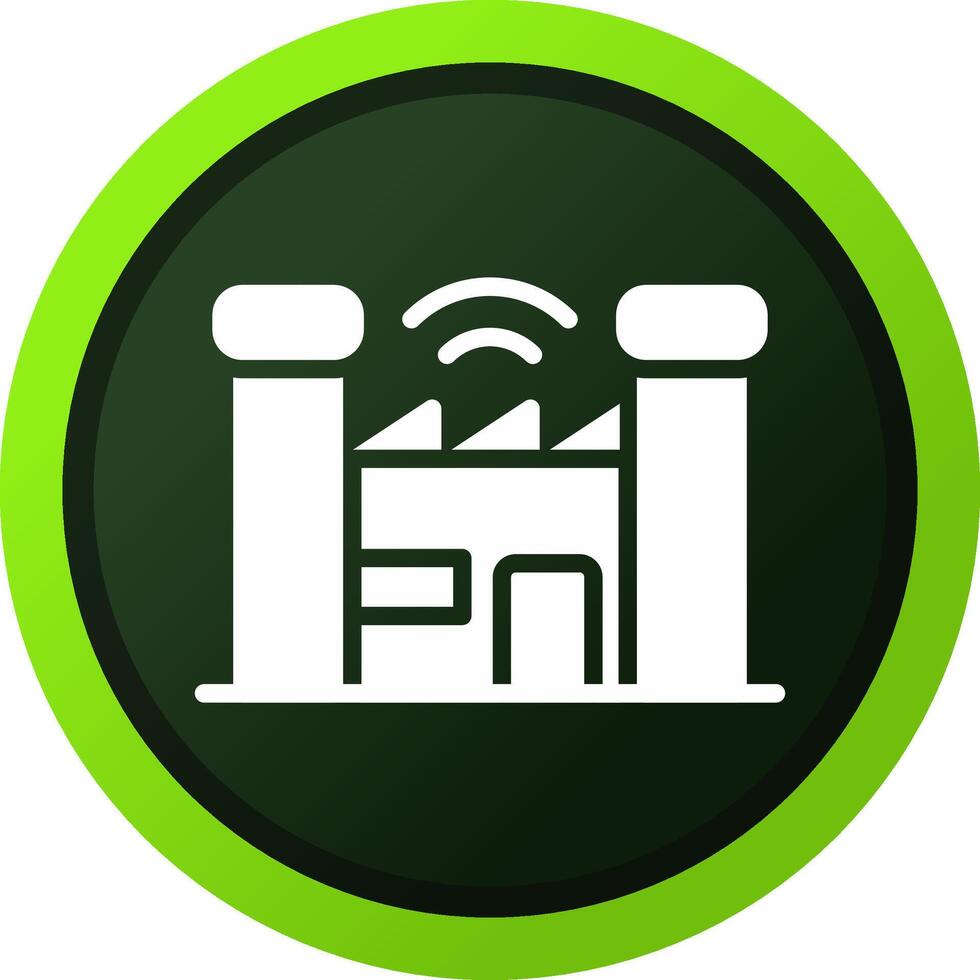 Smart Factory Creative Icon Design vector