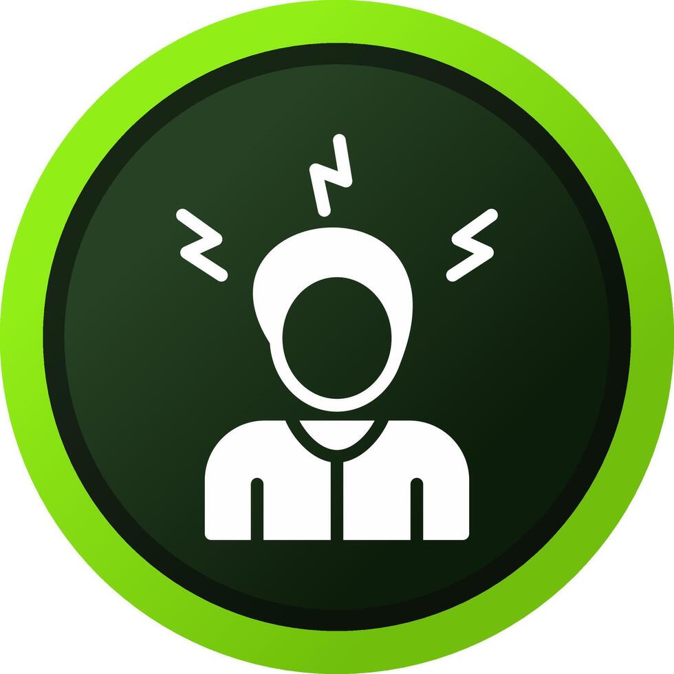 Stress Creative Icon Design vector
