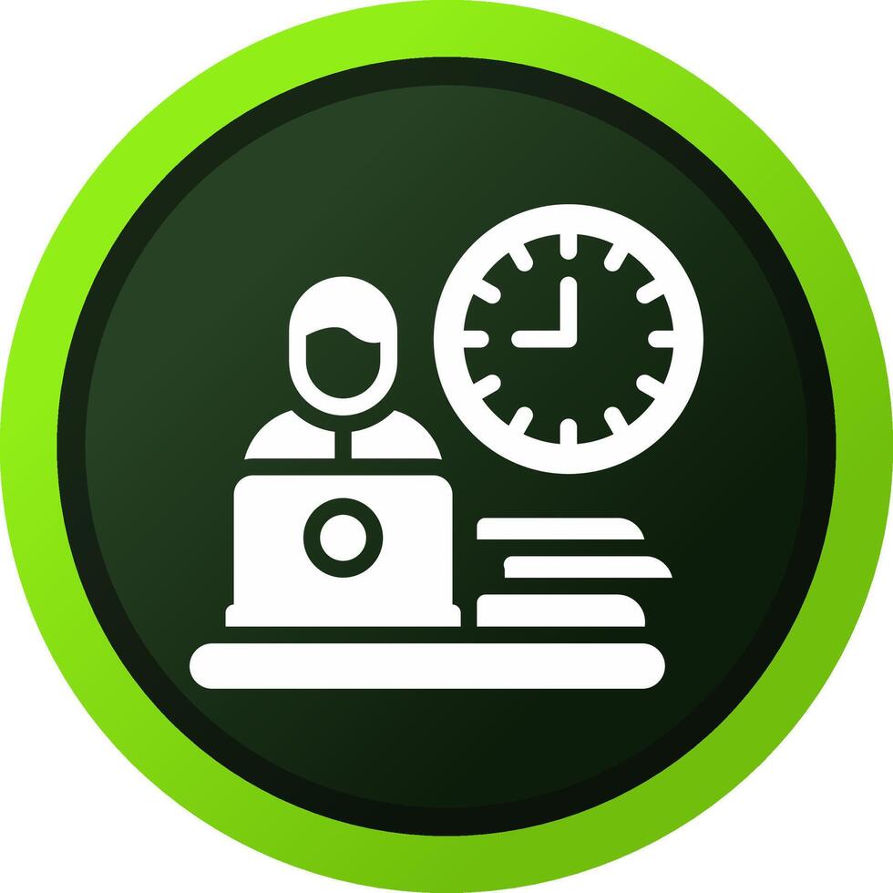Work Habits Creative Icon Design vector