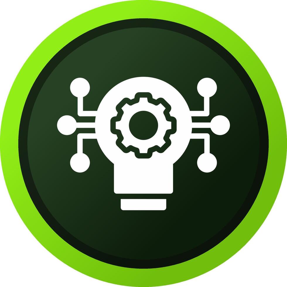 Technology Disruption Creative Icon Design vector