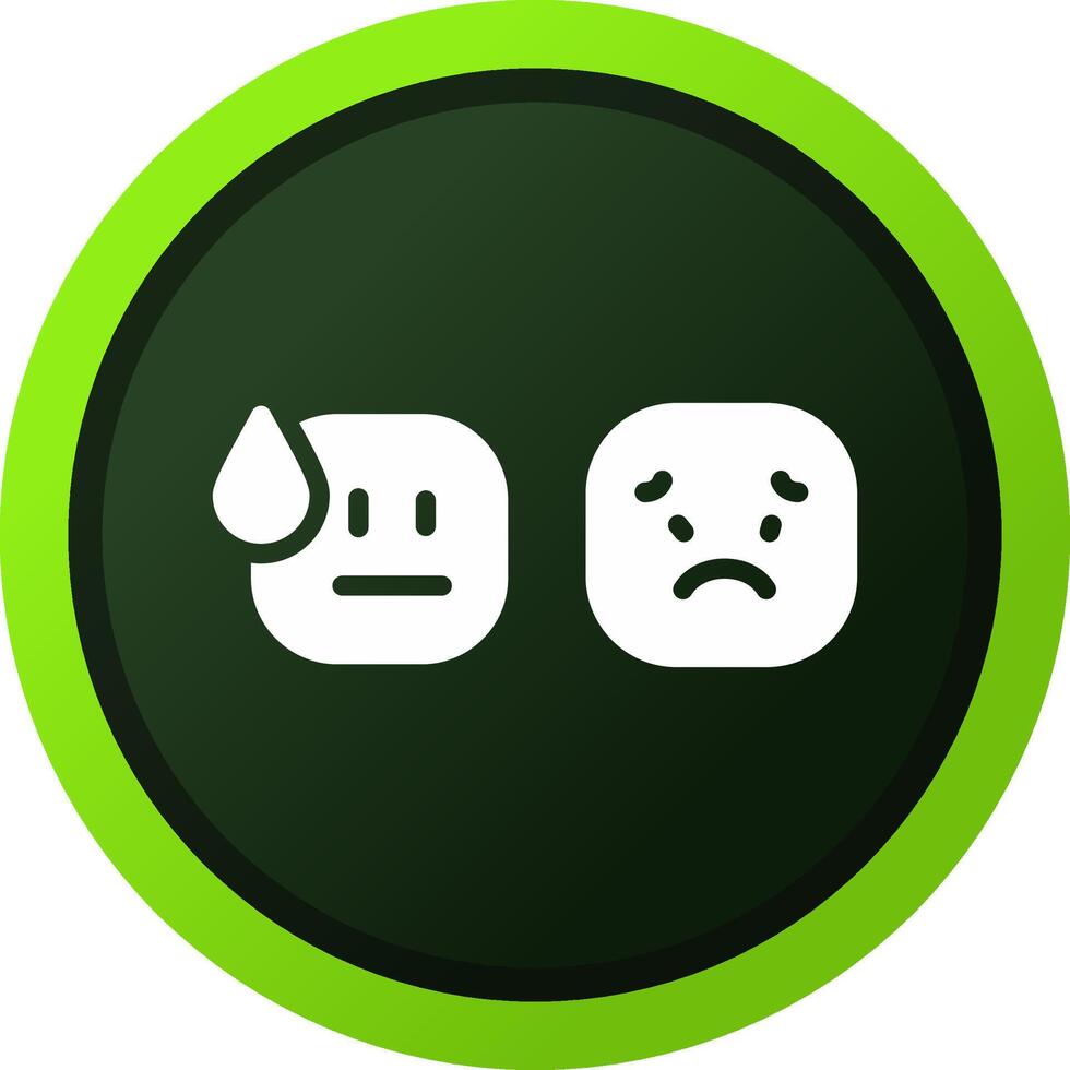 Basic Emotion Creative Icon Design vector