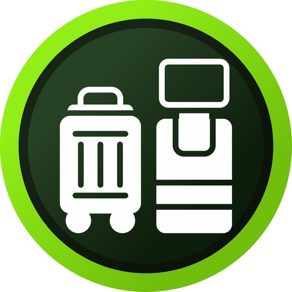 Self Check In Creative Icon Design vector