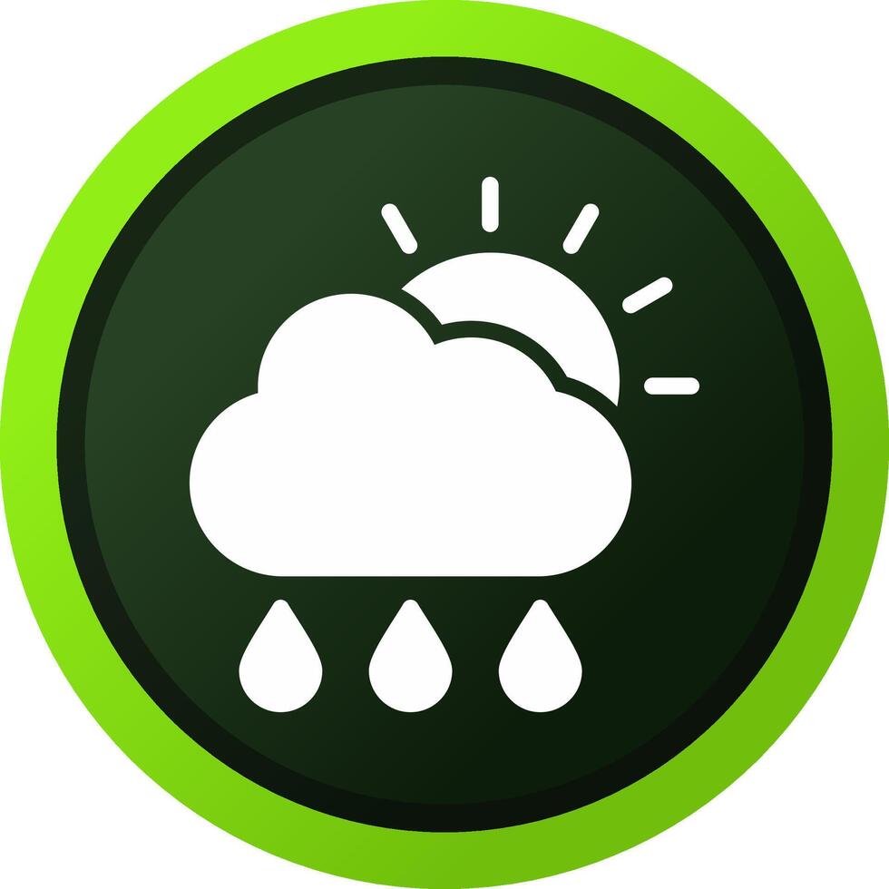 Rain Creative Icon Design vector