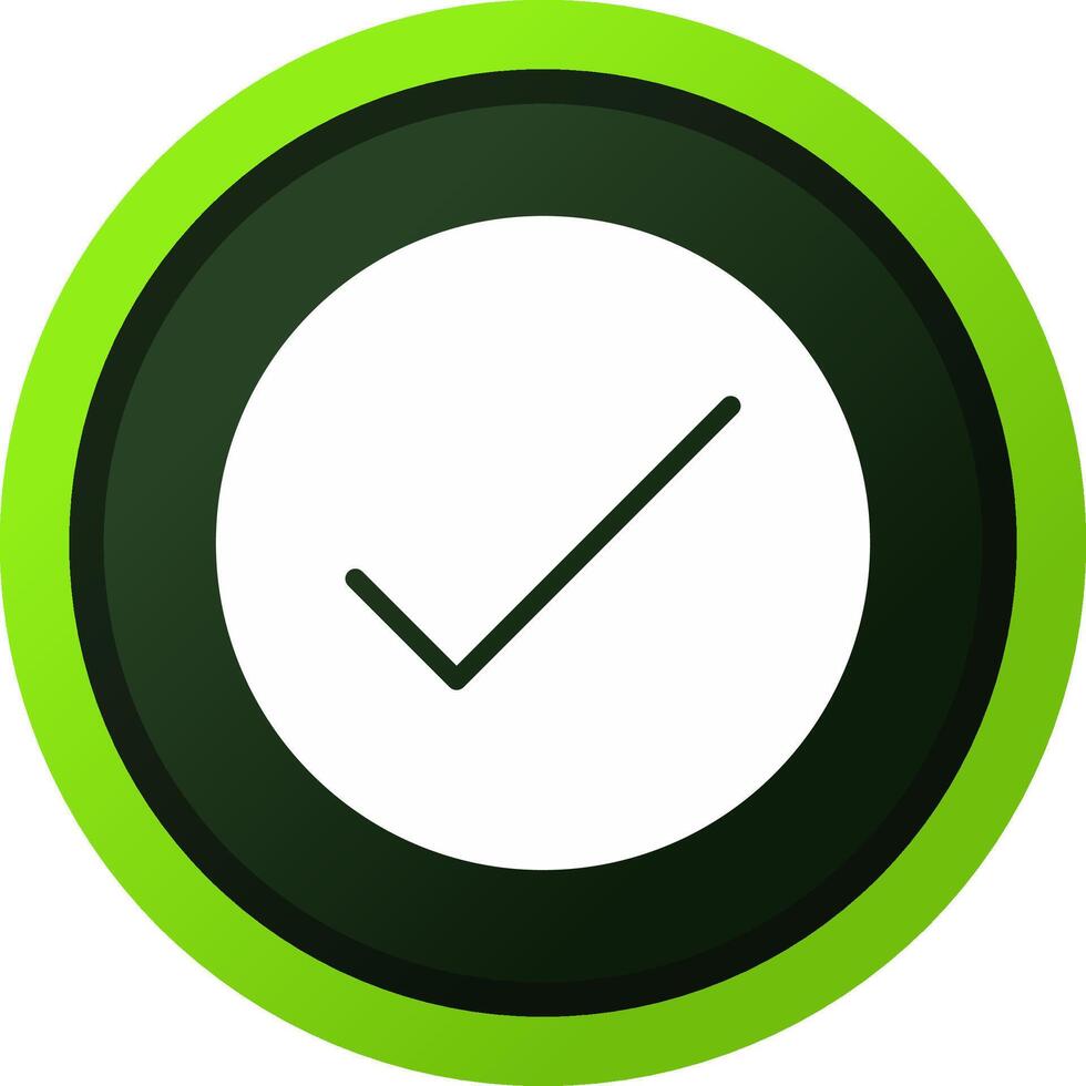 Check Creative Icon Design vector