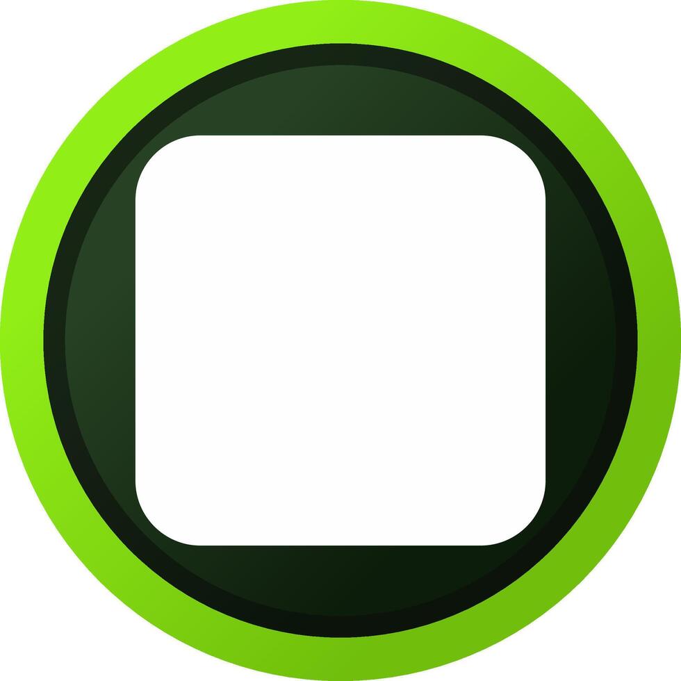 glyph Gradient Circle Design vector