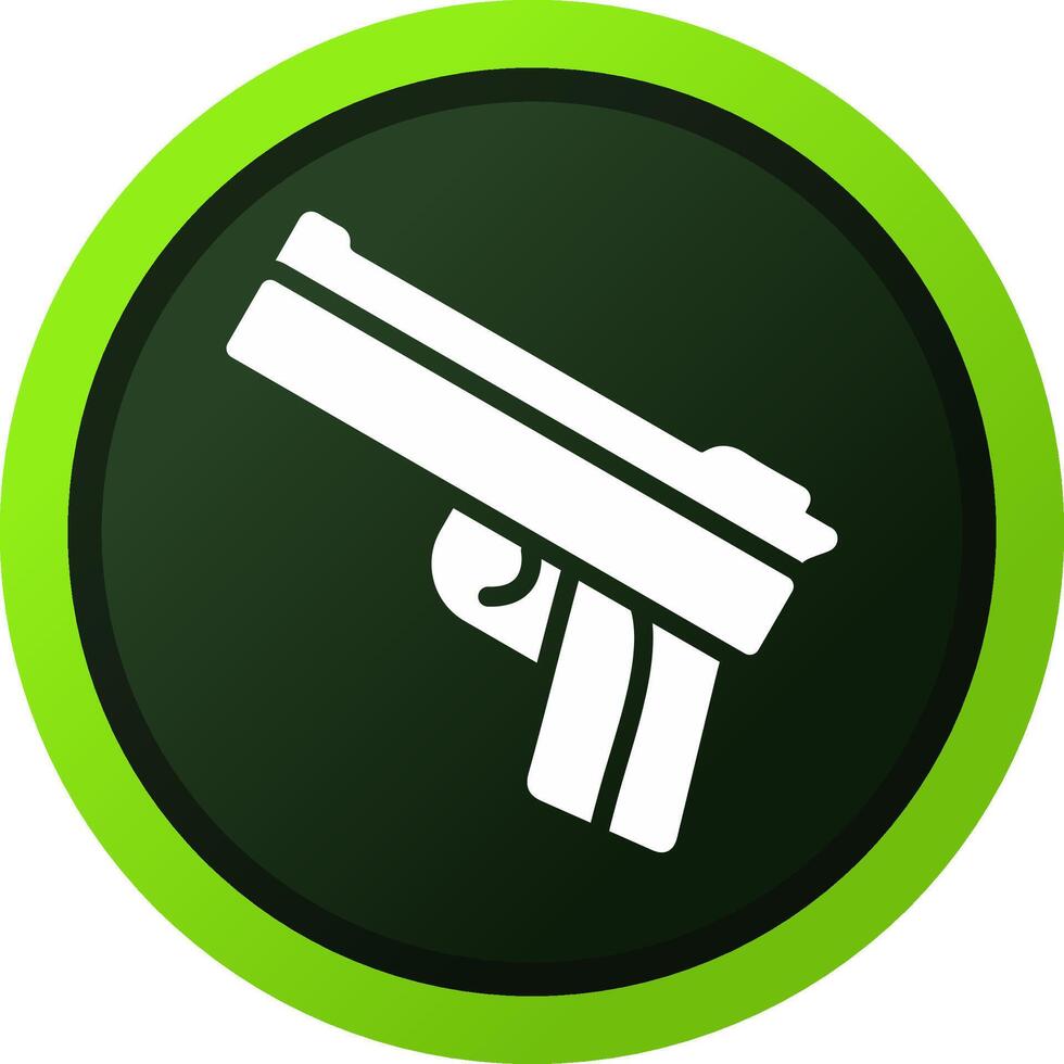 Police Gun Creative Icon Design vector