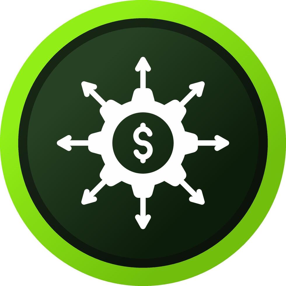 Crowdfunding Portal Creative Icon Design vector
