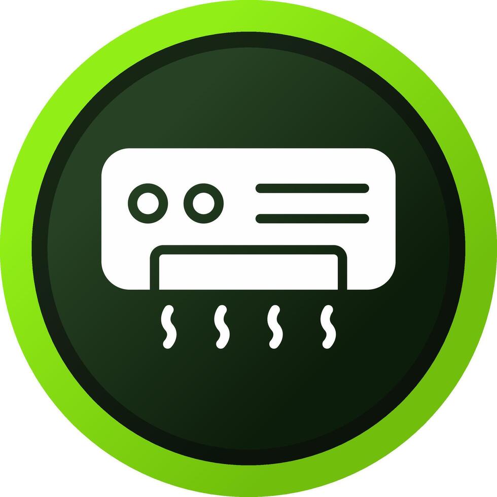 Airconditioner Cleaning Creative Icon Design vector