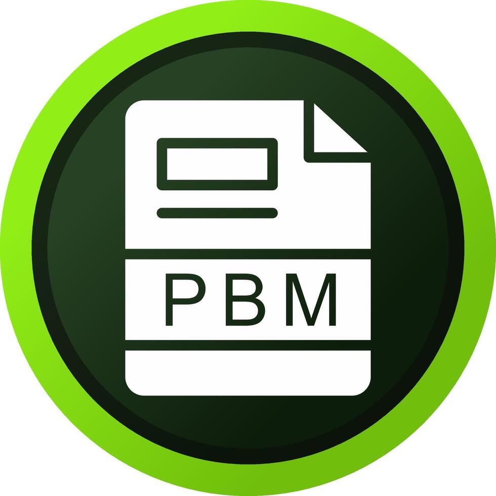 PBM Creative Icon Design vector