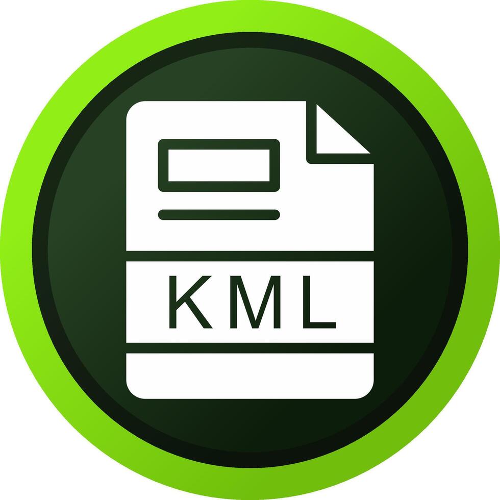 KML Creative Icon Design vector