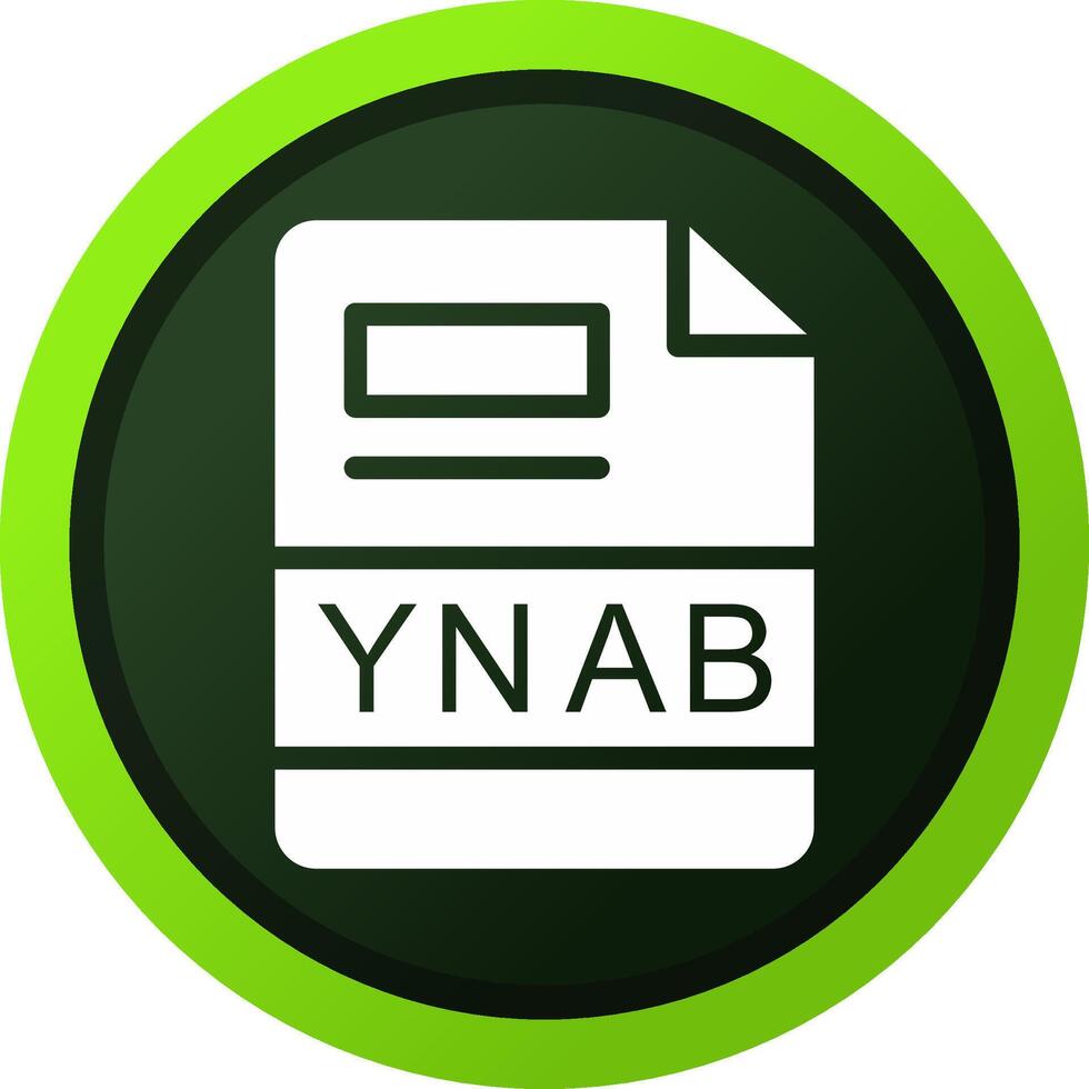 ynab creativo icono diseño vector